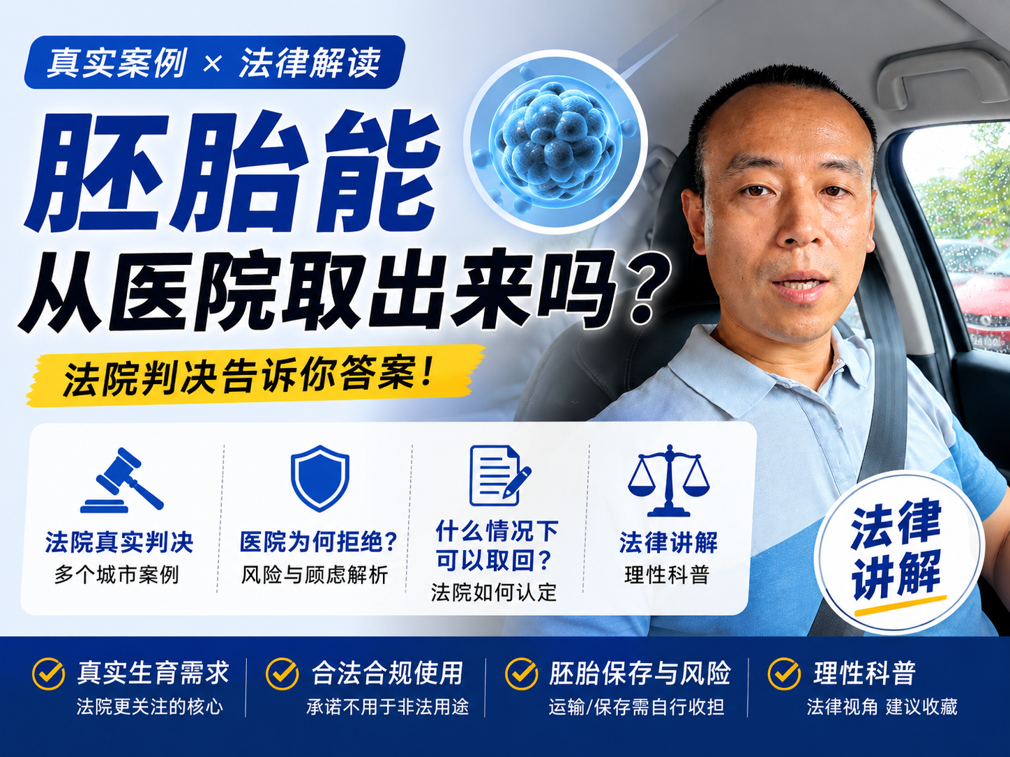 胚胎真的能从医院取出来吗？这些真实法院案例，很多人不知道